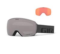 Giro Agent Lunettes de Neige - Gris Wordmark Vif Onyx/Vivid Infrarouge, One Size