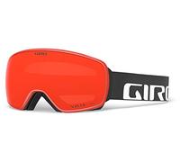 Giro Agent Lunettes de Neige - Noir Wordmark Vif Ember/Vivid Infrarouge, One Size