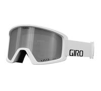 Giro Blok Wordmark Masque Ski Snowboard Goggle - Anti-Fog - Technologie de Ventilation EVAK - Technologie de Lentille VIVID - Optics by ZEISS - White, Taille: OS