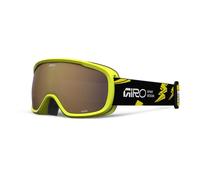 Giro Buster Bolts - AR40 Lunettes Enfant Avec Lentille Cylindrique Injectée, Vision Large Et Claire, Confort Triple-Couche, Protection Vent Et Froid, Couleur : Yellow With Rose Accent, Taille : OS