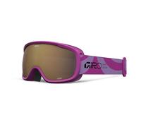 Giro Buster Flow - AR40 Lunettes Enfant Avec Lentille Cylindrique Injectée, Vision Large, Confort Triple-Couche, Protection Vent Et Froid, Monture Mi-Taille, Purple with Rose Accent, Taille : OS