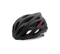 Giro Casque de vélo pour Femme Sonnet, Rose M Mat Black/Bright Pink