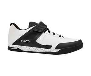 Giro Chamber III Chaussures VTT Unisex, Transfert Puissance Optimal, Fermeture Velcro, Semelle Caoutchouc Sensor, Plaque DH Compatible SPD, Recul Optimisé 10 mm, Couleur : White, Taille : 43