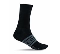 GIRO Chaussettes en Laine MÉRINOS Seas Noires/Charc 46-50 XL