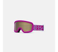 Giro Chico 2.0 Bloom - masque ski goggle - lentille cylindrique - mousse triple couche - compatible OTG - ajustement sans couture - Pink with Rose Accent, Taille: M