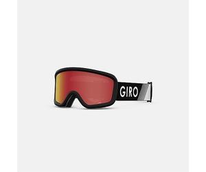 Giro Chico 2.0 Lunettes de ski pour tout-petit, lunettes de planche à neige pour enfants, garçons et filles de 2 à 4 ans, sangle zoom noire et verres écarlate ambrés