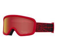 Giro Chico 2.0 Toddler Ski Goggles - Snowboard Goggles For Kids Boys & Girls 2-4 - Red Solar Flair Strap W / Amber Rose Lens