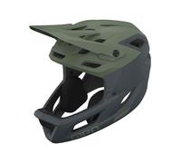 Giro Coalition Spherical - Casque VTT intégral M Hedge Green / Dark Shark XS/S