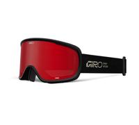 Giro Cruz Lunettes de neige, de snowboard, taille unique, avec vision EXV, anti-buée, compatibles avec les porteurs de lunettes, compatibles avec le casque - Couleur : noir stacked black/stone - amber
