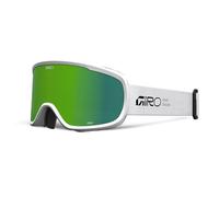 Giro Cruz Lunettes de Ski - Lunettes de Snowboard pour Hommes, Femmes, Jeunesse - Blanc Empilé - Loden Green
