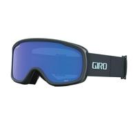 Giro Cruz Lunettes de ski pour homme, femme et jeune avec sangle en forme de requin foncé avec lentille gris cobalt