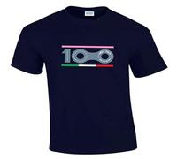 Giro D'Italia 1Th Edition Cycling Bike Printed Cotton T Shirt Retro Men Tees Shirt Navy XL