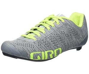 Giro Empire Hommes E70 Knit Chaussures de vélo de Route - Gris chiné/Highlight, 41