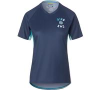 Giro Enduro World Series Womens Roust Short Sleeve Mtb Jersey Bleu nuit 10 (S) Female