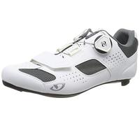 Giro Femmes Espada Boa Route Chaussures de vélo - Blanc/Argent, 39,5