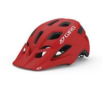 Casque Giro Fixture rouge mat logo blanc