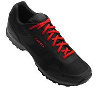Giro Gauge Chaussures de VTT pour Homme, Noir/Rouge Vif., 49.5 EU