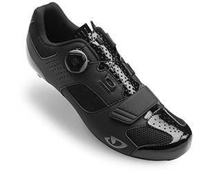 Giro Hommes Trans Boa HV + Route Chaussures de vélo - Noir, UE 47 (UK 12)