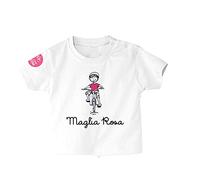 Giro Italia Mixte Bébé Maglia12-18 T-shirt, Blanc, 12-18 Mois 75-81cm EU