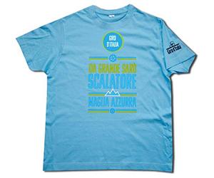 Giro Italia T-Shirt Bleu Ciel Ans Mixte Enfant