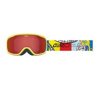 Lunettes de ski enfant Giro Buster jaune ambre écarlate