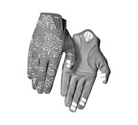 Gants longs Giro LA DND gris blanc femme - S
