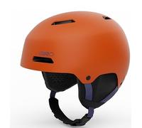 Giro Ledge FS Casque de Ski et de Snowboard M | Coque Rigide en ABS avec EPS Système in Form Fit System, Ventilation, Coussinets d'oreille Amovibles | Casque de Freestyle Mat Orange
