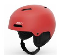 Giro Ledge FS Casque de Ski et Snowboard M, Coque Rigide en ABS avec EPS, système de réglage en Forme, Ventilation, Casque Freestyle Rouge Mat (Rouge Mat)