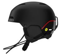 Giro Ledge SL Mips Casque Polyvalent Pour Slalom, Parc et Tout-Terrain Avec Mentonnière Amovible Pour Protection Contre Chocs, Couleur : Noir, Taille : S