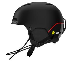 Giro Ledge SL Mips Casque Polyvalent Pour Slalom, Parc et Tout-Terrain Avec Mentonnière Amovible Pour Protection Contre Chocs, Couleur : Noir, Taille : S