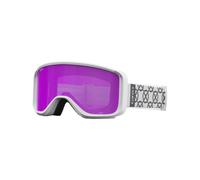 Giro - Masque de ski - Sagen - White Monogram Strap with Amber Pink/Yellow Lenses - Blanc Blanc