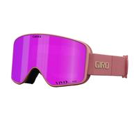 Giro Method Ski Goggles - Snowboard Goggles for Men Women and Youth - Dusty Rose Thirds Strap avec des lentilles infrarouges roses / vives vives