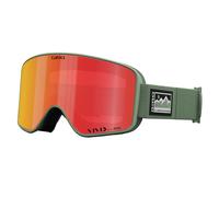 Giro Method Ski Goggles - Snowboard Goggles for Men Women and Youth - Haid Green All Access Strap avec des lentilles infrarouges vives et vives