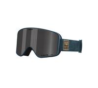 Giro Method Ski Goggles - Snowboard Goggles for Men & Women - Harbour Blue Adventure Grid Strap avec fum e de fum e / objectifs infrarouges vifs