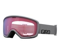 Giro Ringo Ski Goggles - Snowboard Goggles for Men Women & Youth - Grey Wordmark Sangle avec des lentilles infrarouges vives