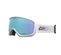 Giro Ringo Stacked Lunettes De Ski Avec Lentille Vivid Optics By Zeiss, Intégration Parfaite Avec Casque, Mousse Faciale Triple Couche, Traitement Antibuée, Couleur : White/Royal, Taille : OS