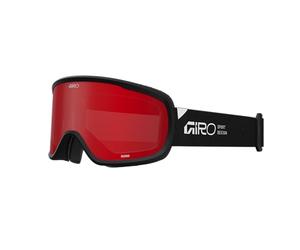 Giro Snow Roam Lunettes de neige pour ski et snowboard | EXV Vision large, anti-buée, compatible OTG, vitre de rechange pour mauvais temps, compatible avec le casque Couleur Roam Black - amber scarlet