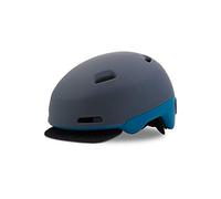 Giro Sutton Casque de vélo Mixte, Gris foncé/Bleu Sarcelle, s