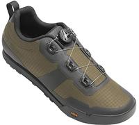 Giro Tracker Chaussure de Cyclisme de Montagne Mixte, Trail Green Dark Shadow, 42 EU