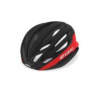 Giro Unisexe Adulte Syntax MIPS Casque Route - Noir Mat/Rouge Vif, M 55-59cm