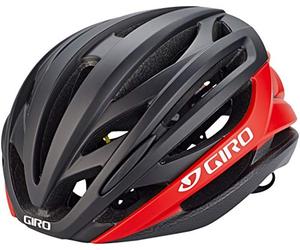 Giro Unisexe Adulte Syntax MIPS Casque Route - Noir Mat/Rouge Vif, S 51-55cm