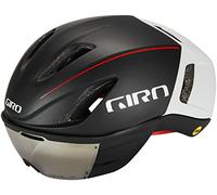Giro Unisexe - Casque Vanquish pour Adulte, Noir Mat/Blanc/Rouge, S
