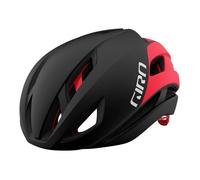 Giro x Eclipse Spherical-Casque vélo Route Mixte- Noir Mat-Blanc-Rouge- Taille Unique M