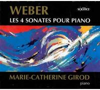GIROD MARIE CATHERINE (piano) - Weber4 Sonatas for Piano [Import]