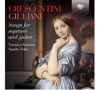 Girolamo Crescentini Crescentini/Giuliani: Songs for Soprano and Guitar (CD)
