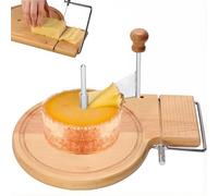 Girolle Bigoudi À Fromage, Coupe-fromage en Bois avec Table de Coupe, Facile À Nettoyer, Simple À Utiliser, Râpe Polyvalente pour Chocolat, Beurre, Maison, Restaurants, Boulangerie, Cafés machine