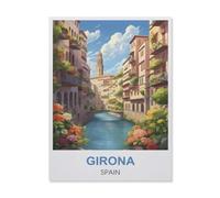 Girona Spain，Puzzle 1500 Pieces Paper Puzzle Adult Children's Educational Toy Family Decompression Game（57x87cm）-ER29