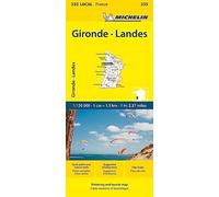 Gironde, Landes - Michelin Local Map 335