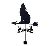 Girouette à Montage sur Le Toit, Outils de Mesure, tétras, Renard Sauvage, Espadon, indicateur de Direction du Vent, girouette en Acier Inoxydable pour Support extérieur, décoration Artisanale