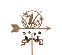 Girouette à Montage sur Toit Libellule, indicateur de Direction du Vent, Outils de Mesure avec revêtement antirouille pour, Patio, Cour, décoration d'ornement